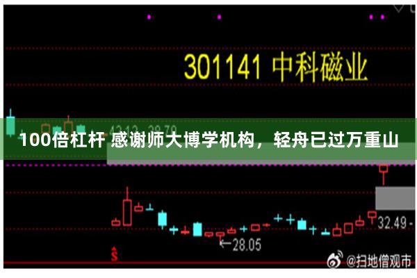 100倍杠杆 感谢师大博学机构，轻舟已过万重山